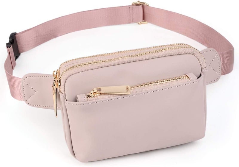 UTO Fanny Pack for Women Crossbody Trendy Fashion Belt Purse Chest Waist Hip Bumbag for Outdoor Shopping Travel Hiking - Image 1